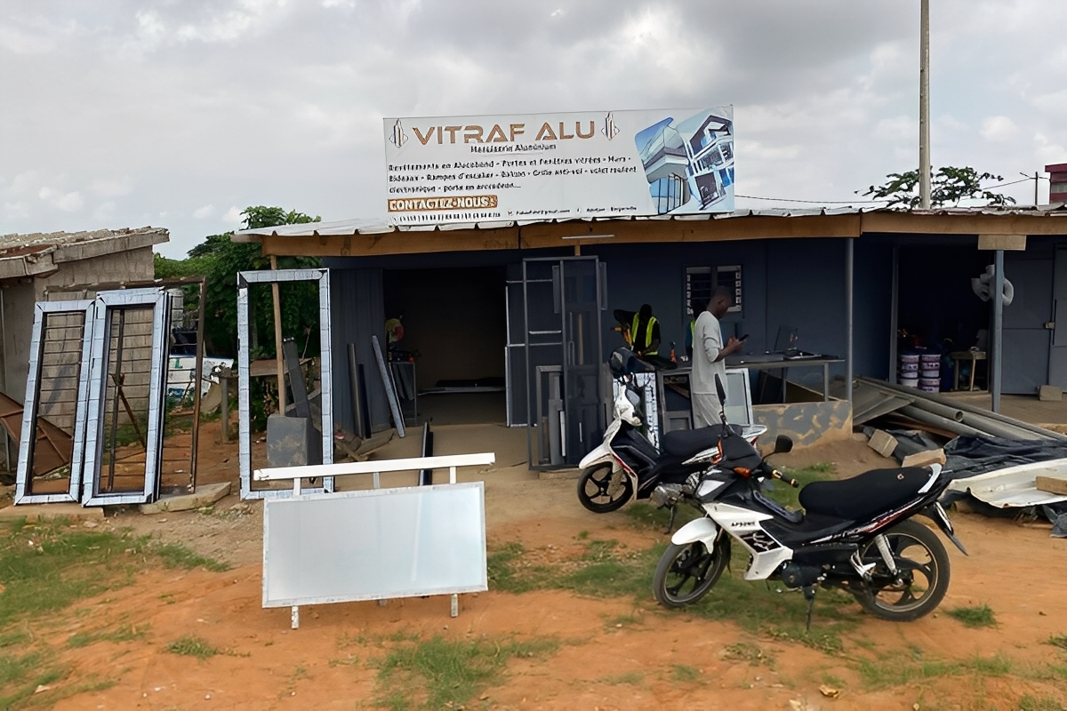 Carte de localisation de l'atelier à Abidjan